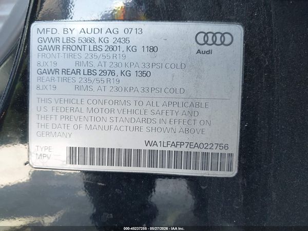 2014 AUDI Q5 2.0T PREMIUM