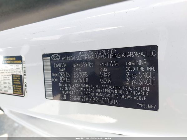 2024 HYUNDAI SANTA FE HYBRID SEL