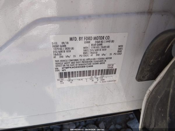 2019 FORD EDGE SE