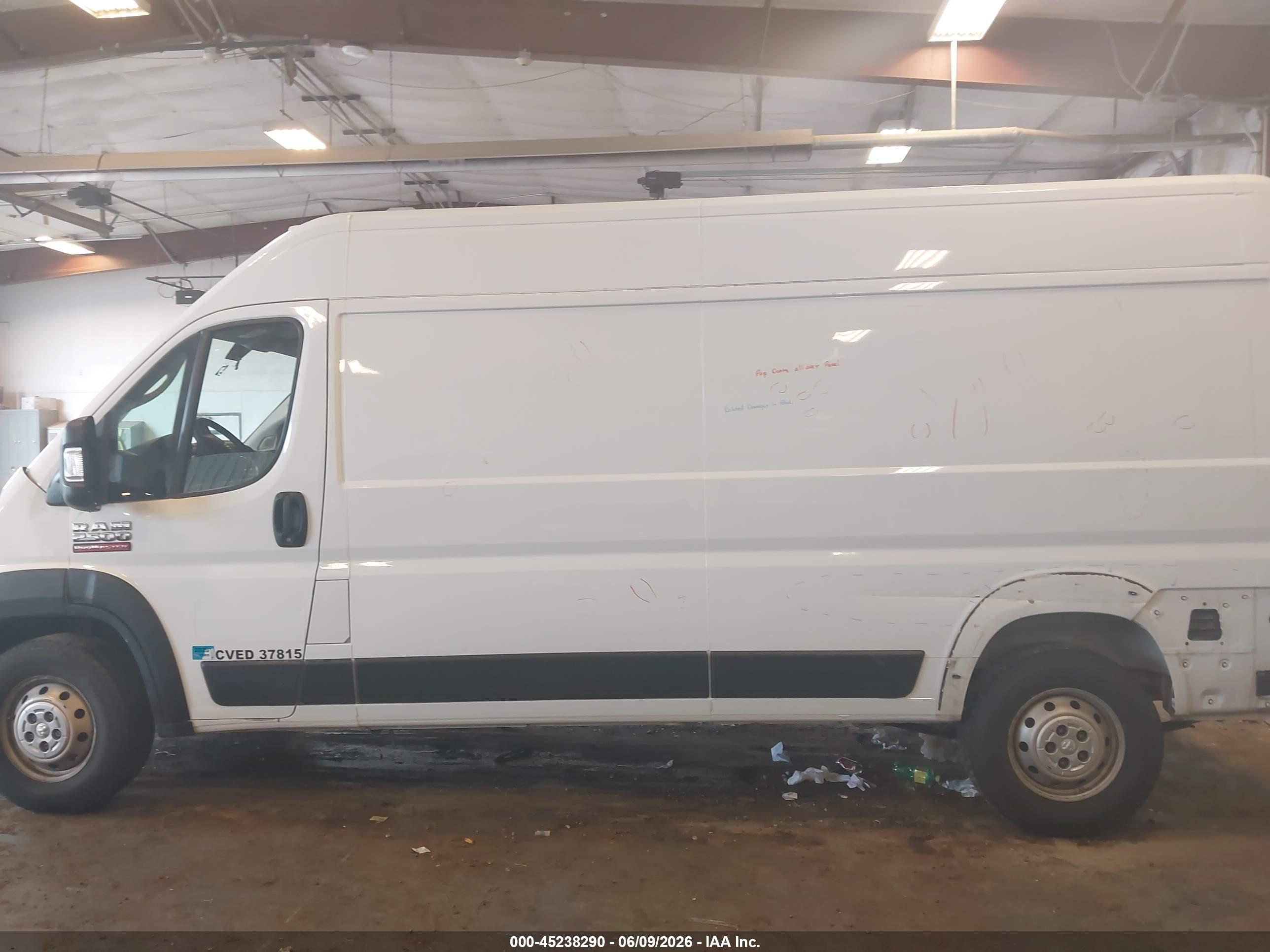 2021 RAM PROMASTER 2500 HIGH ROOF 159 WB