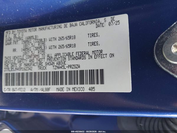2025 TOYOTA TACOMA TRD SPORT