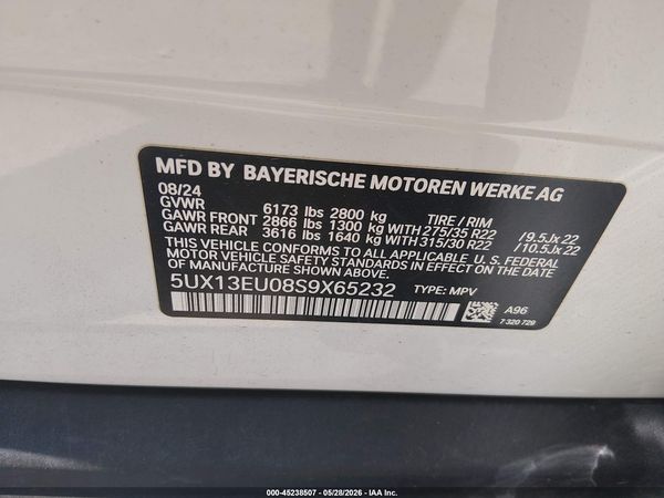 2025 BMW X5 SDRIVE40I