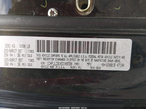 2019 JEEP CHEROKEE LATITUDE FWD