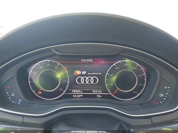 2018 AUDI S5 3.0T PREMIUM PLUS