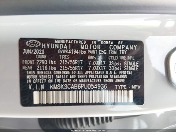 2023 HYUNDAI KONA SEL