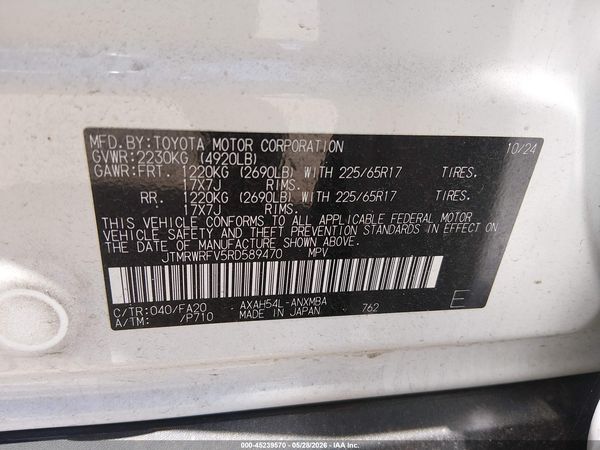2024 TOYOTA RAV4 HYBRID XLE