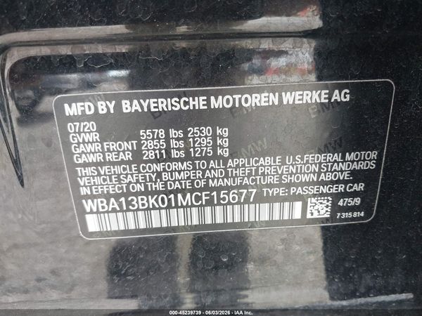 2021 BMW M550I XDRIVE
