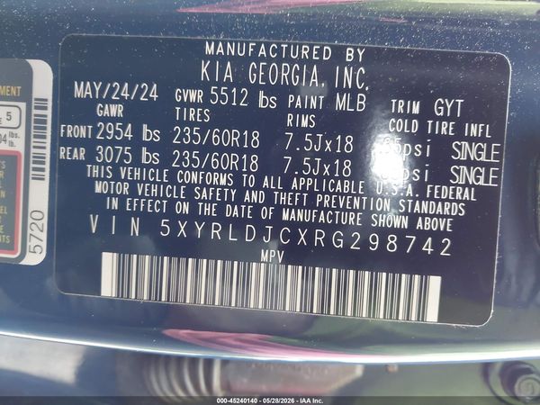 2024 KIA SORENTO S