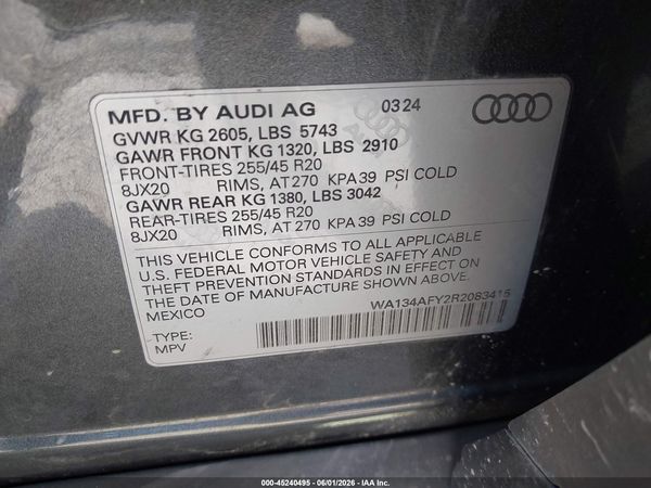2024 AUDI SQ5 SPORTBACK