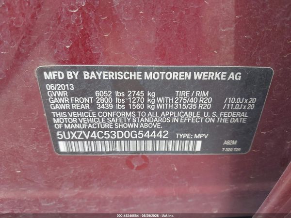 2013 BMW X5