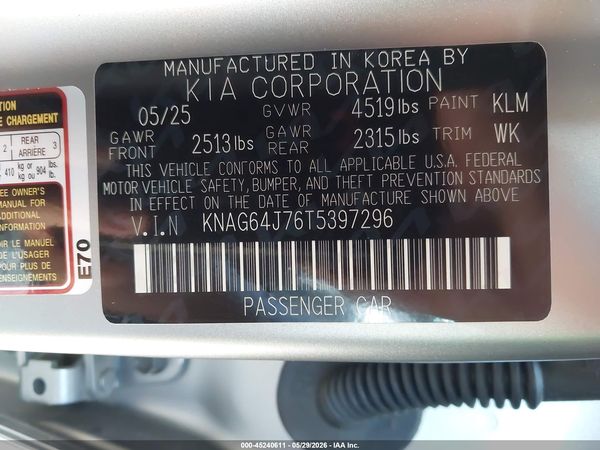 2026 KIA K5 GT-LINE AWD