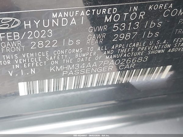 2023 HYUNDAI IONIQ 6 SEL