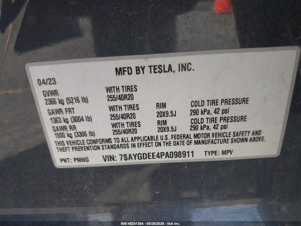 2023 TESLA MODEL Y