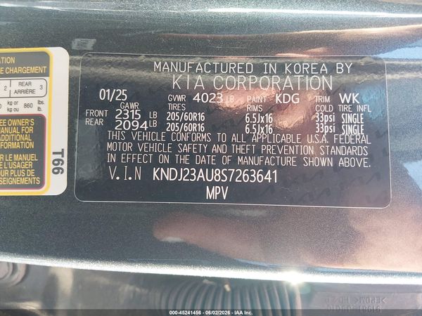 2025 KIA SOUL LX