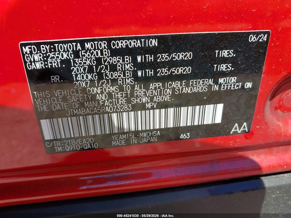 2024 TOYOTA BZ4X LIMITED