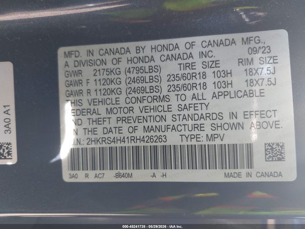 2024 HONDA CR-V EX AWD