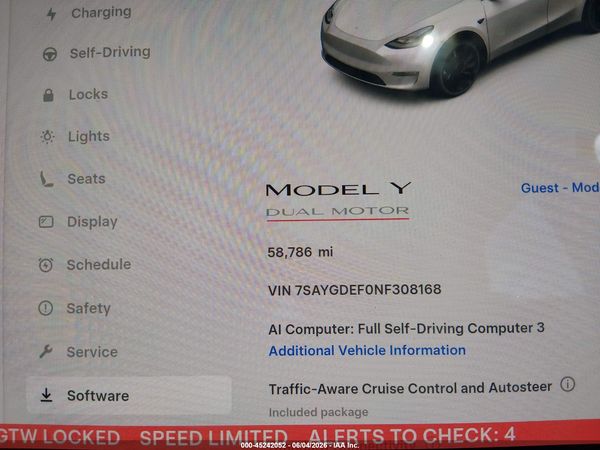 2022 TESLA MODEL Y