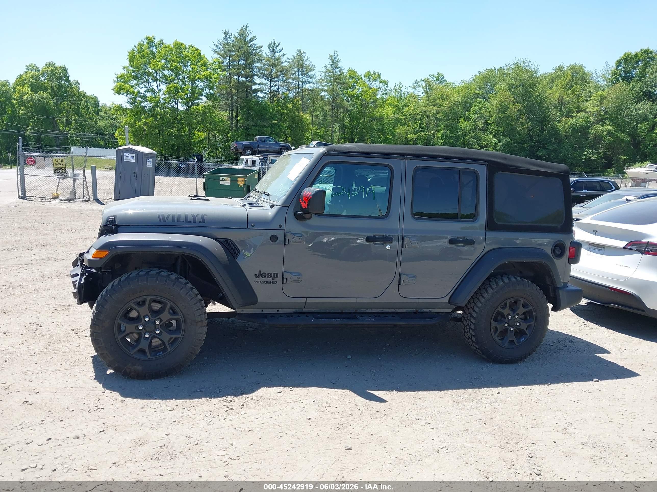 2022 JEEP WRANGLER UNLIMITED WILLYS SPORT 4X4