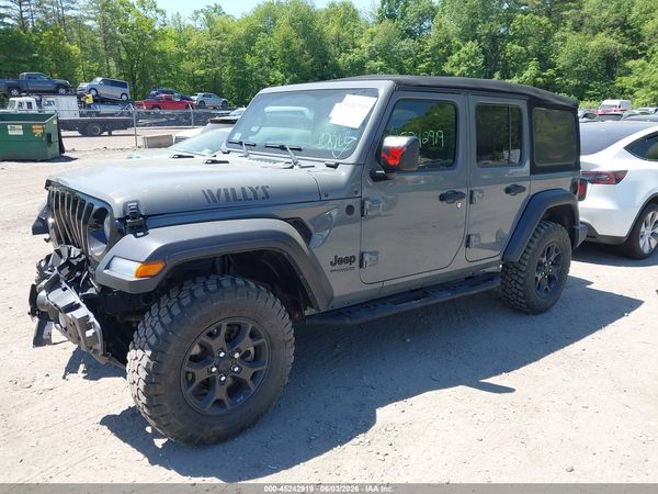 2022 JEEP WRANGLER UNLIMITED WILLYS SPORT 4X4