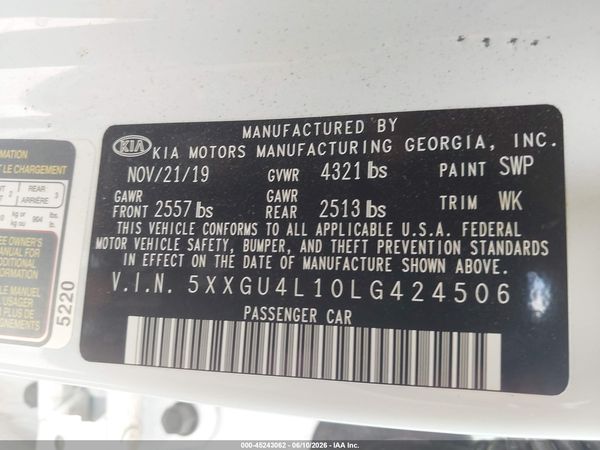 2020 KIA OPTIMA EX PREMIUM