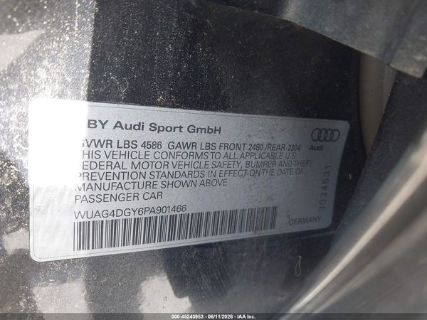 2023 AUDI RS 3 TFSI QUATTRO S TRONIC