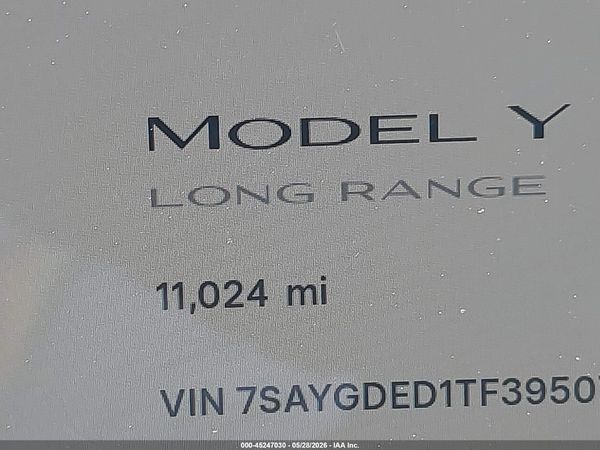 2026 TESLA MODEL Y