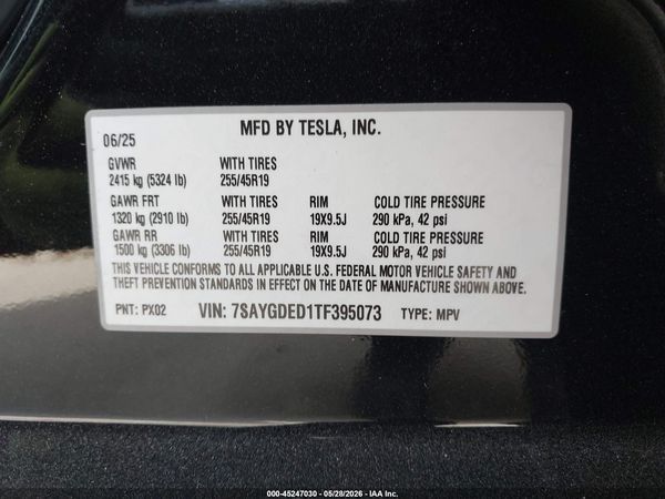 2026 TESLA MODEL Y