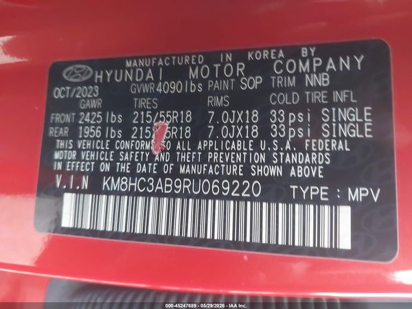 2024 HYUNDAI KONA SEL