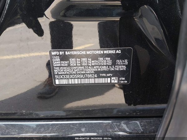 2024 BMW X6 XDRIVE40I