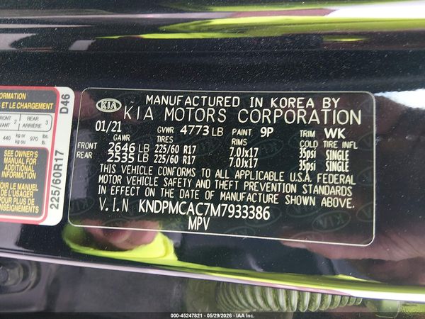2021 KIA SPORTAGE LX