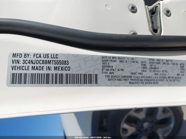 2021 JEEP COMPASS LIMITED 4X4