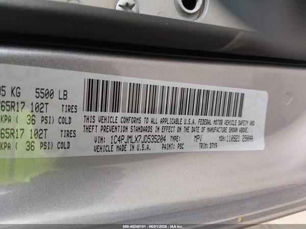 2018 JEEP CHEROKEE LATITUDE PLUS 4X4