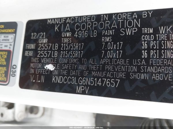 2022 KIA NIRO EV EX