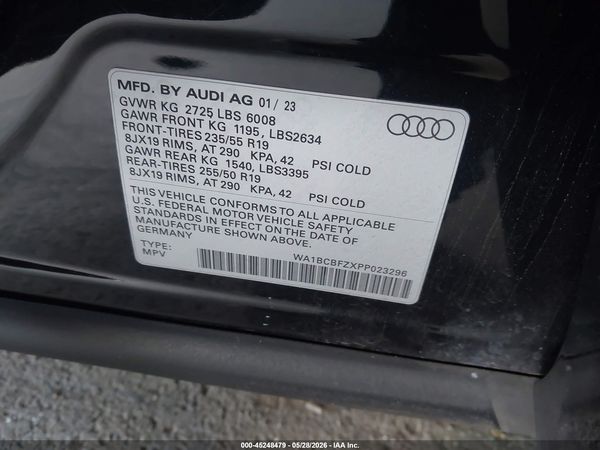 2023 AUDI Q4 E-TRON PREMIUM PLUS 40 RWD