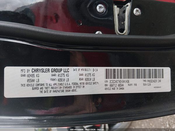 2014 DODGE CHARGER R/T PLUS