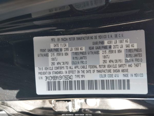 2025 MAZDA CX-30 2.5 S SELECT SPORT