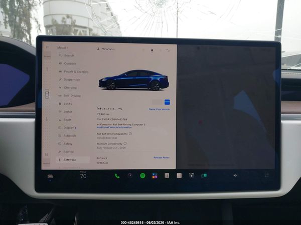 2022 TESLA MODEL S