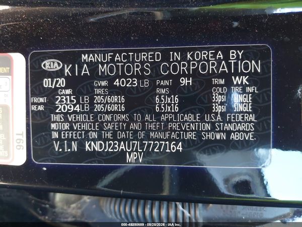 2020 KIA SOUL LX