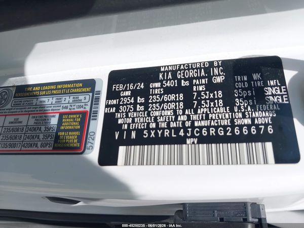 2024 KIA SORENTO S