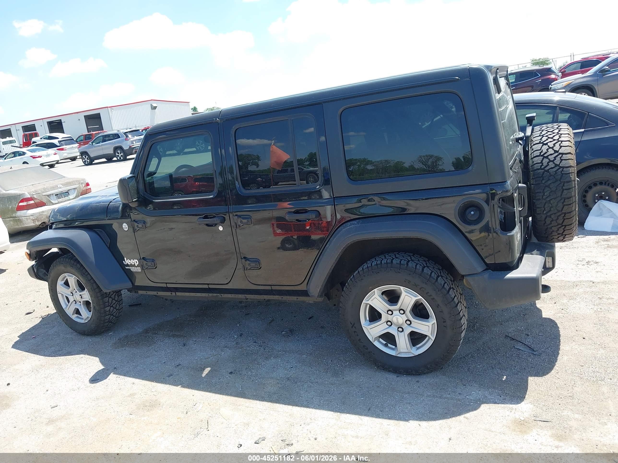 2020 JEEP WRANGLER UNLIMITED SPORT S 4X4