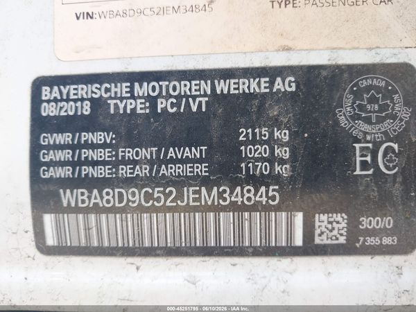2018 BMW 330I XDRIVE