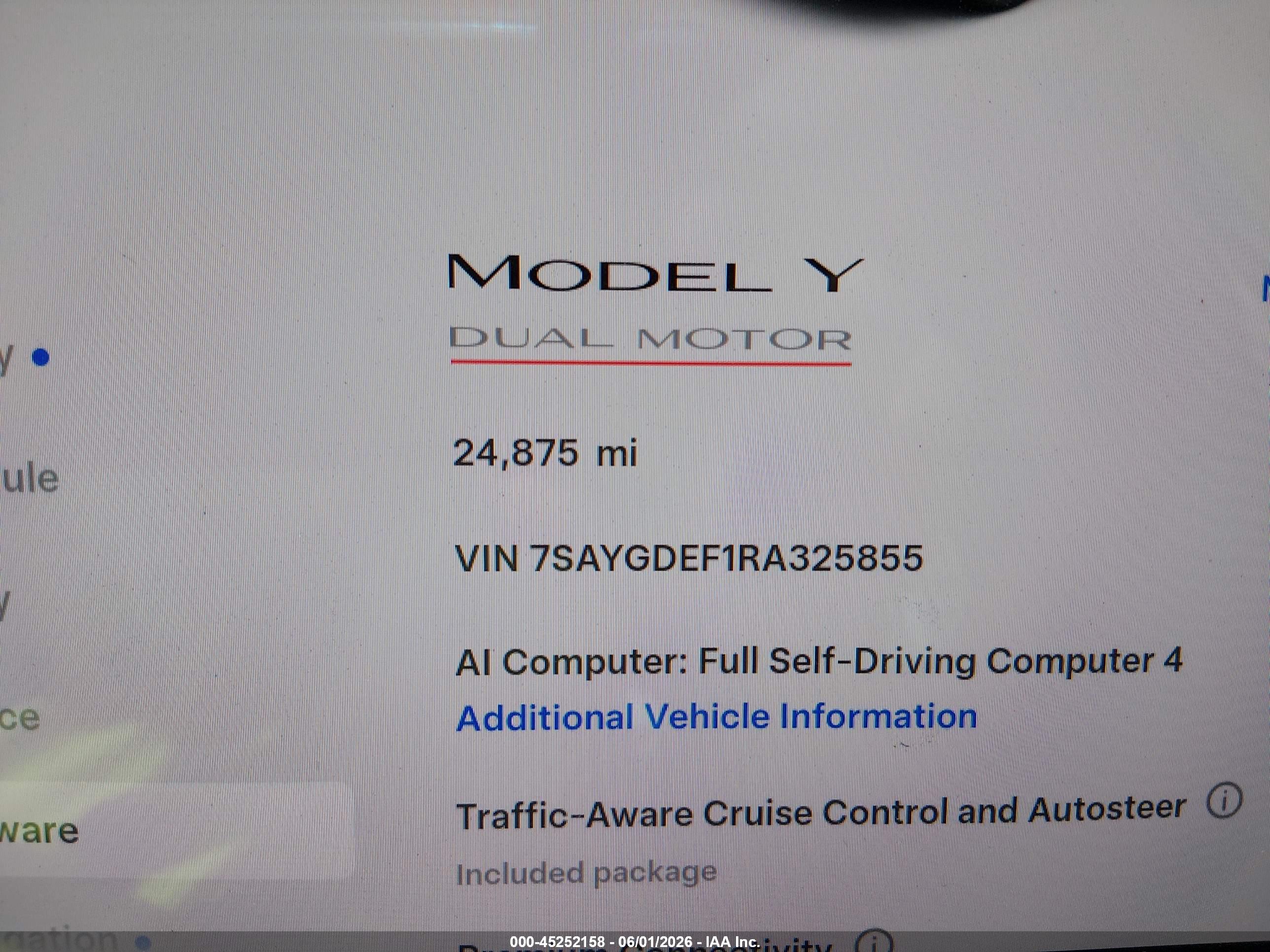 2024 TESLA MODEL Y