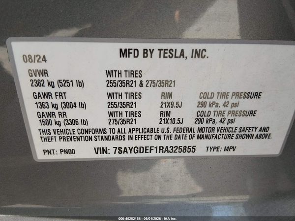 2024 TESLA MODEL Y