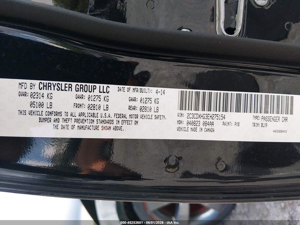 2014 DODGE CHARGER SXT PLUS