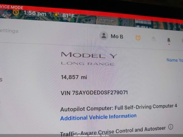2025 TESLA MODEL Y RWD