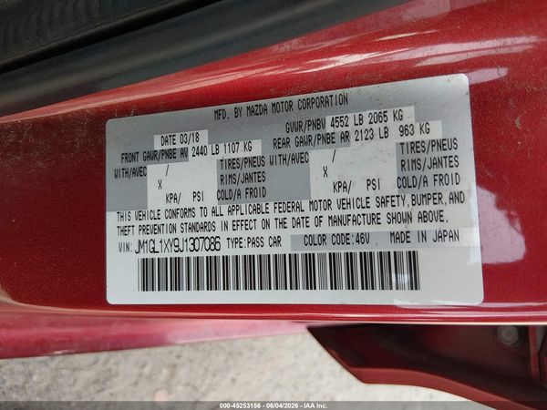 2018 MAZDA MAZDA6 SIGNATURE