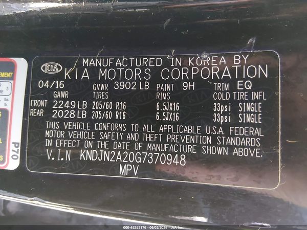 2016 KIA SOUL Plus