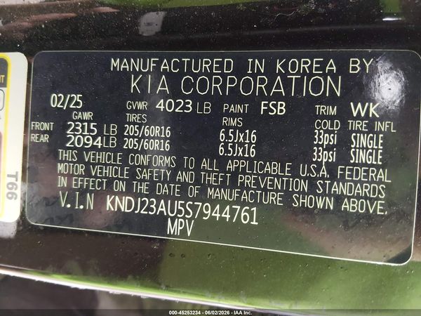 2025 KIA SOUL LX