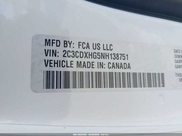 2022 DODGE CHARGER GT RWD