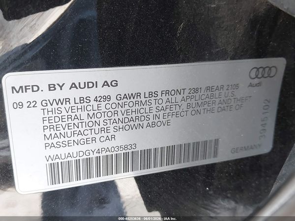 2023 AUDI A3
